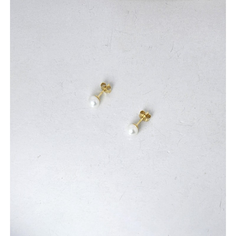 Orecchini Donna MIKIKO M.GTR50-ML In Perle Di Acqua Dolce Con Chiusura Oro Giallo 18 Carati
