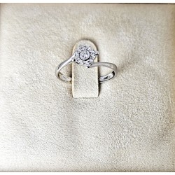Anello Donna Solitario MIKIKO MA5187O4BR011 In Oro Bianco 18 Carati E Diamanti