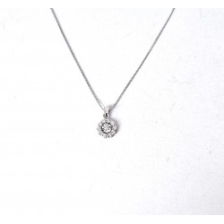 Collana Donna MIKIKO MD5177O4BR011 Punto Luce Oro Bianco Con Diamanti Con Diamanti
