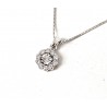 Collana Donna MIKIKO MD5177O4BR011 Punto Luce Oro Bianco Con Diamanti Con Diamanti