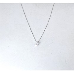 Collana Donna Elli's EL103207L Punto Luce In Oro Bianco Con Diamante