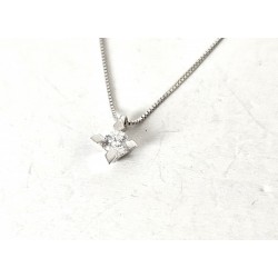 Collana Donna Elli's EL103207L Punto Luce In Oro Bianco Con Diamante