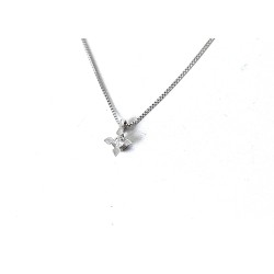 Collana Donna Elli's EL103202L Punto Luce In Oro Bianco Con Diamante