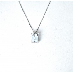 Collana Donna Elli's Nardelli EL0832 Con Acqua Marina Rettangolare E Diamanti