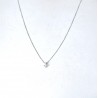 Collana Donna Elli's Nardelli EL103203L Oro Bianco Punto Luce Con Diamante