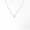 Collana Donna Elli's Nardelli EL103203L Oro Bianco Punto Luce Con Diamante