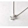 Collana Donna Ellli's Nardelli EL103206L Punto Luce In Oro Bianco Con Diamante