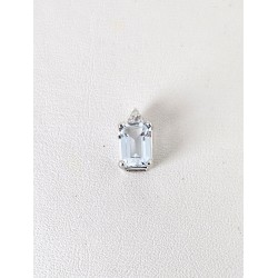 Orecchini Donna Elli's Nardelli EL0833 In Oro Bianco Con Acqua Marina E Diamanti