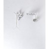 Orecchini Donna Lotus Silver LP3960-4/1 In Argento Con Zirconi Baguette