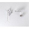 Orecchini Donna Lotus Silver LP3960-4/1 In Argento Con Zirconi Baguette