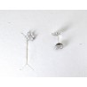 Orecchini Donna Lotus Silver LP3955-4/1 In Argento A Fiore Con Zirconi