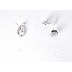 Orecchini Donna Lotus Silver LP3959-4/1 In Argento A Goccia Con Zircone