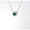 Collana Donna Lotus Silver LP3953-1/2 In Argento Con Zirconi Verdi