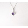 Collana Donna Lotus Silver LP3958-1/1 In Argento Con Zircone Viola