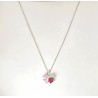 Collana Donna Lotus Silver LP3954-1/2 In Argento Con Quadrifoglio E Zirconi Multicolore