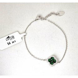 Bracciale Donna Lotus Silver LP3953-2/2 In Argento Con Zirconi Verdi