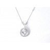 Collana Donna Lotus Silver LP3965-1/1 In Argento Con Pendente Cerchio Con Zirconi