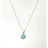 Collana Donna Lotus Silver LP3955-1/3 In Argento Con Fiore E Zirconi Verdi