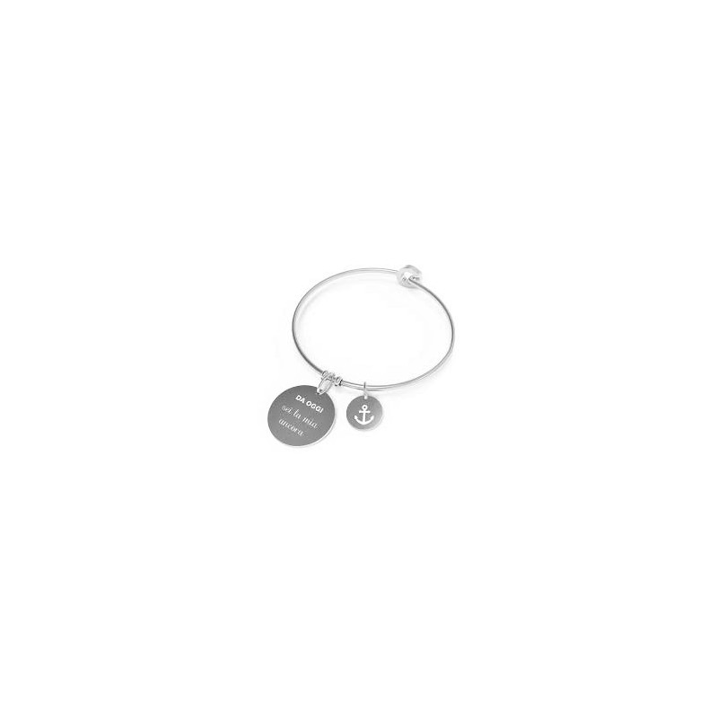Bracciale donna I 10 Buoni Propositi B-5318 (da oggi sei la mia ancora)