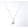 Collana Donna Lotus Silver LP3958-1/2 In Argento Con Zircone Celeste