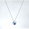 Collana Donna Lotus Silver LP3954-1/1 In Argento Con Quadrifoglio E Zirconi Multicolore