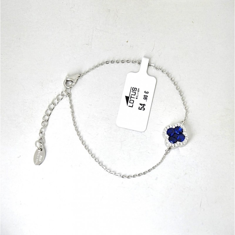 Bracciale Donna Lotus Silver LP3953-2/1 In Argento Con Zirconi Blu