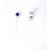 Orecchini Donna Lotus Silver LP3953-4/1 In Argento Con Zirconi Blu E Bianchi