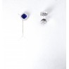 Orecchini Donna Lotus Silver LP3953-4/1 In Argento Con Zirconi Blu E Bianchi