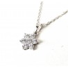 Collana Donna Lotus Silver LP3955-1/1 In Argento Con Fiore E Zirconi