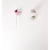 Orecchini Donna Lotus Silver LP3954-4/2 In Argento A Quadrifoglio Con Zirconi Multicolore
