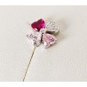Orecchini Donna Lotus Silver LP3954-4/2 In Argento A Quadrifoglio Con Zirconi Multicolore