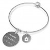 Bracciale donna I 10 Buoni Propositi B-5278 (da oggi qui la felicità è di casa)