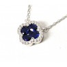 Collana Donna Lotus Silver LP3953-1/1 In Argento Con Zirconi Blu