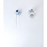 Orecchini Donna Lotus Silver LP3954-4/1 In Argento A Quadrifoglio Con Zirconi Multicolore