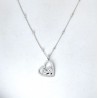 Collana Donna Lotus Silver LP3973-1/1 In Argento Con Cuore E Piedini