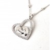 Collana Donna Lotus Silver LP3973-1/1 In Argento Con Cuore E Piedini