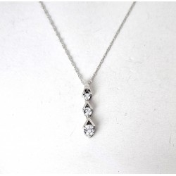 Collana Donna Lotus Silver LP3968-1/1 In Argento Trilogy Con Zirconi