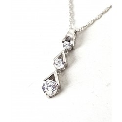 Collana Donna Lotus Silver LP3968-1/1 In Argento Trilogy Con Zirconi