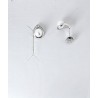 Orecchini Donna Lotus Silver LP3971-4/1 In Argento Con Perla E Zirconi