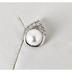 Orecchini Donna Lotus Silver LP3971-4/1 In Argento Con Perla E Zirconi