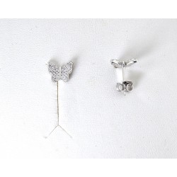 Orecchini Donna Lotus Silver LP3972-4/1 In Argento A Farfalla Con Zirconi