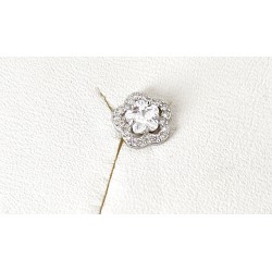 Orecchini Donna Lotus Silver LP3952-4/1 In Argento A Fiore Con Zirconi