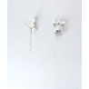 Orecchini Donna Lotus Silver LP3905-4/1 In Argento Con Perle Bianche