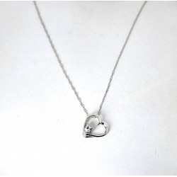 Collana Donna Lotus Silver LP3964-1/1 In Argento Con Cuore E Zircone