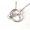 Collana Donna Lotus Silver LP3964-1/1 In Argento Con Cuore E Zircone