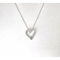 Collana Donna Lotus Silver LP3963-1/1 In Argento Con Cuore E Zirconi