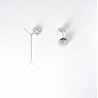 Orecchini Donna Lotus Silver LP3950-4/1 In Argento A Fiore Con Zirconi