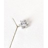 Orecchini Donna Lotus Silver LP3950-4/1 In Argento A Fiore Con Zirconi