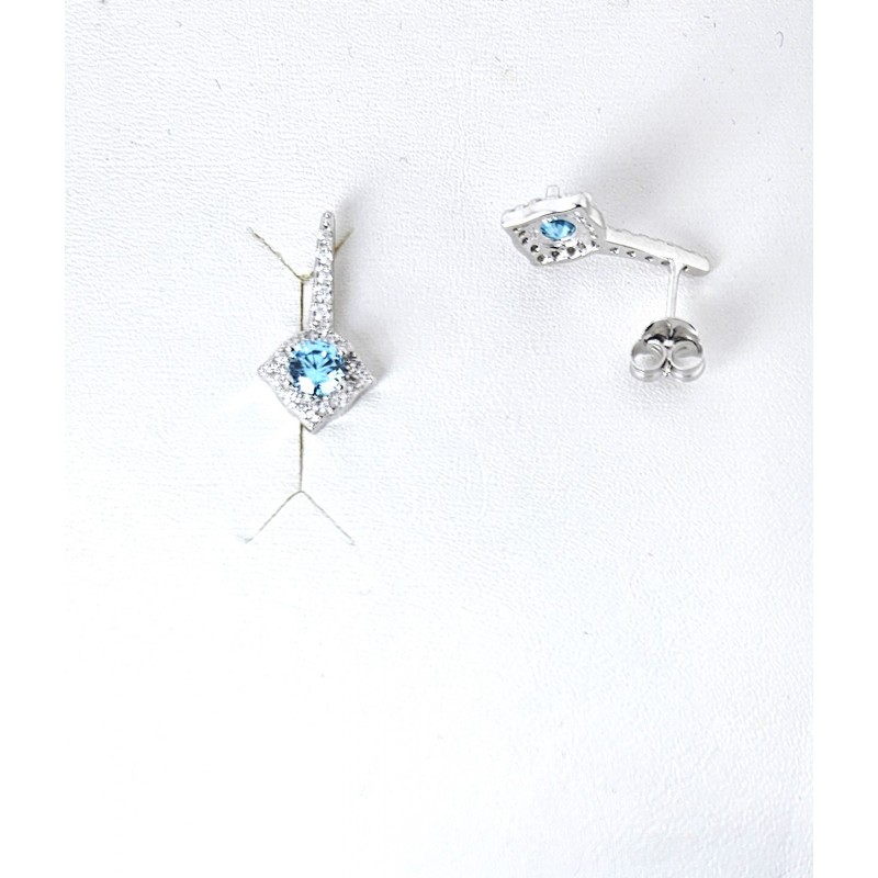Orecchini Donna Lotus Silver LP3958-4/2 In Argento Con Zircone Celeste