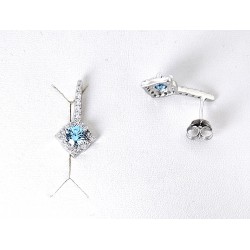 Orecchini Donna Lotus Silver LP3958-4/2 In Argento Con Zircone Celeste
